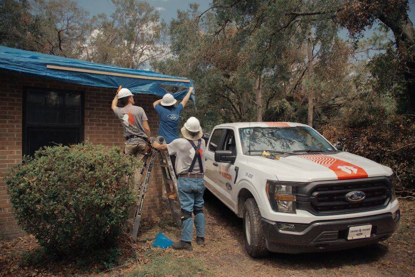 Ford supports hurricane relief efforts in US