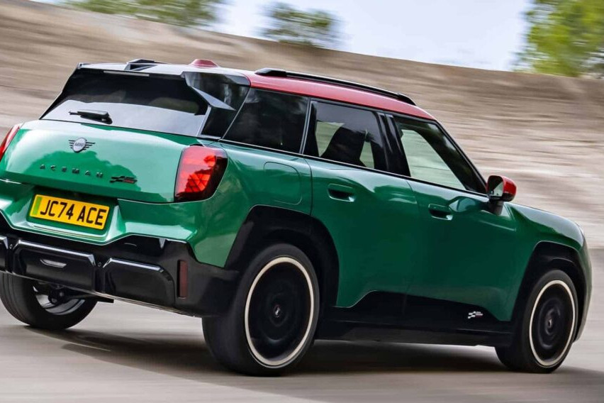  Aceman JCW EV rear angle view