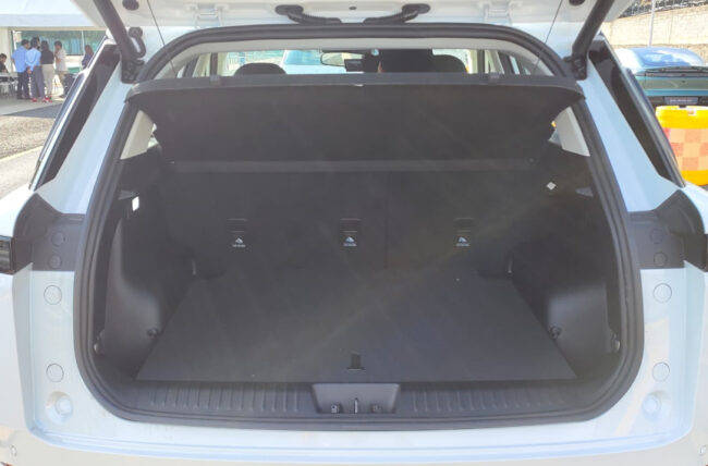 Jaecoo J5 boot sapce