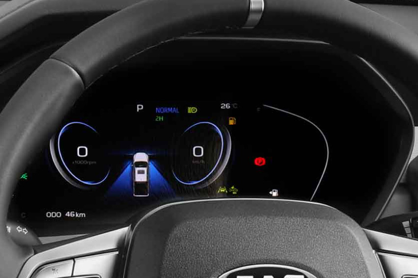 JAC T9 instrument cluster