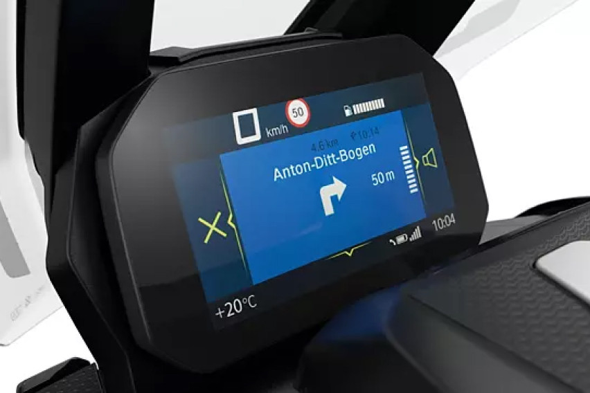 BMW C 400 X TFT display