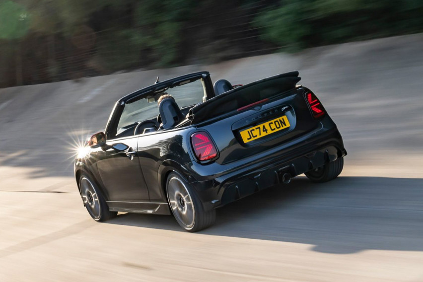 Mini JCW Convertible rear profile