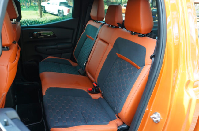 2024 Mitsubishi triton review rear seats