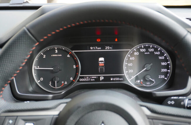 2024 Mitsubishi Triton review meter cluster