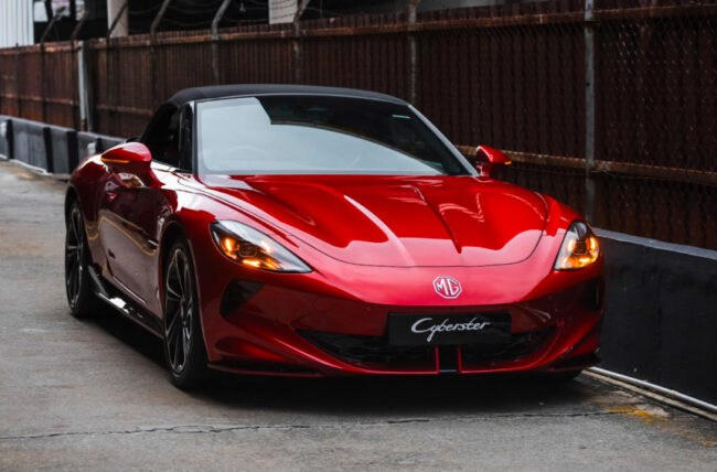 2024 MG Cyberster Malaysia open for booking