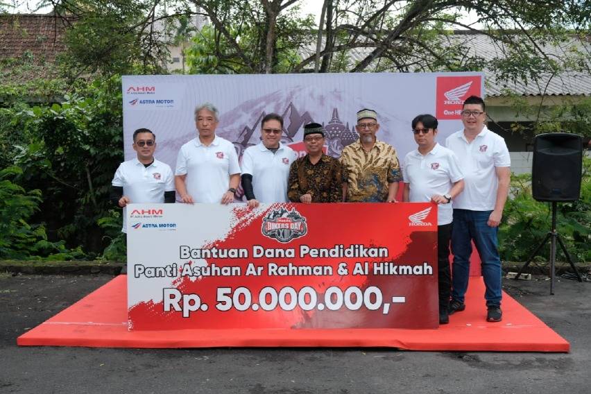 Salurkan Bantuan Dana Pendidikan Jadi Rangkaian HBD 2024