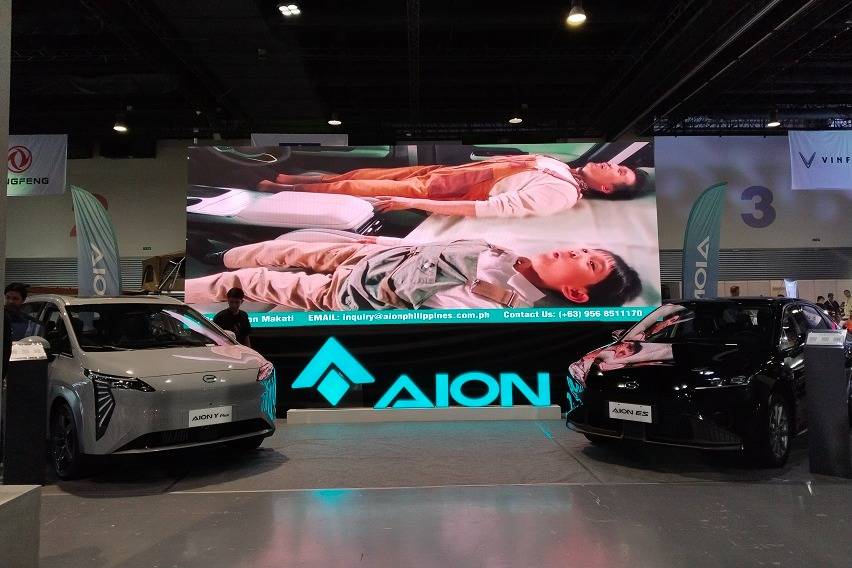 GAC Aion display at PEVS 2024