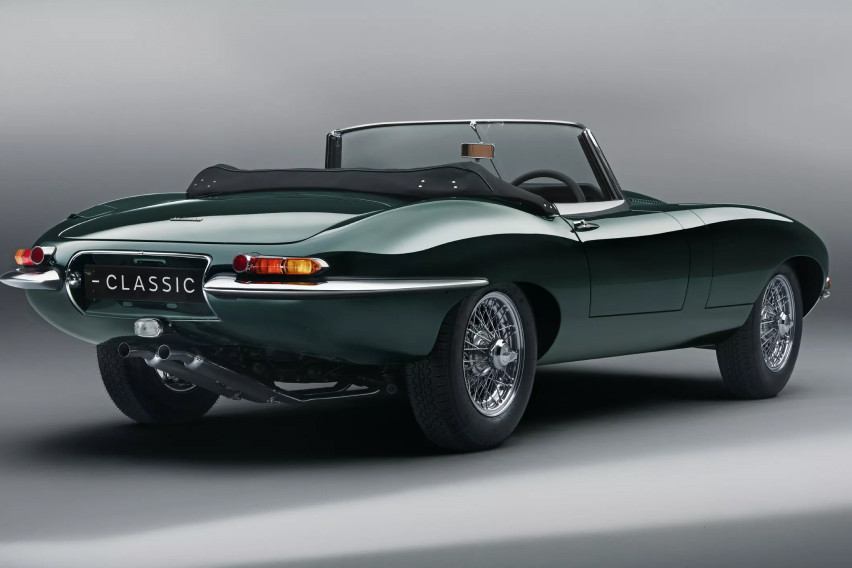 Jaguar E-Type rear view
