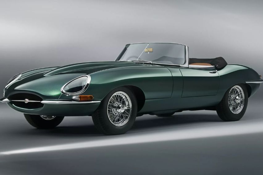 Jaguar E-Type front view