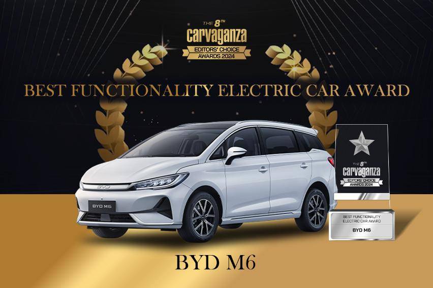 Carvaganza Editors' Choice 2024, Best Functionality Electric Car Award: BYD M6