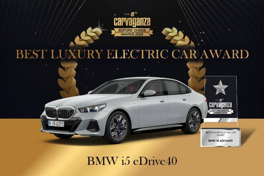 Carvaganza Editors’ Choice 2024, Best Luxury Electric Car Award: BMW i5 eDrive40 M Sport