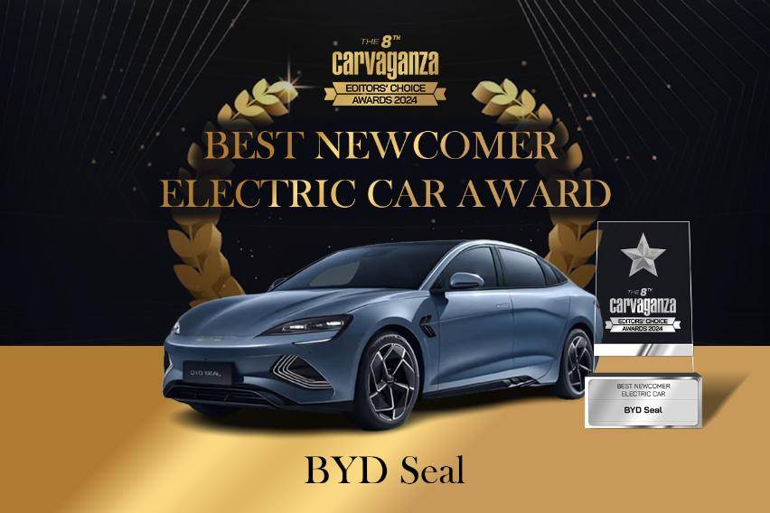 Carvaganza Editors' Choice 2024, Best Newcomer Electric Car Award: BYD Seal