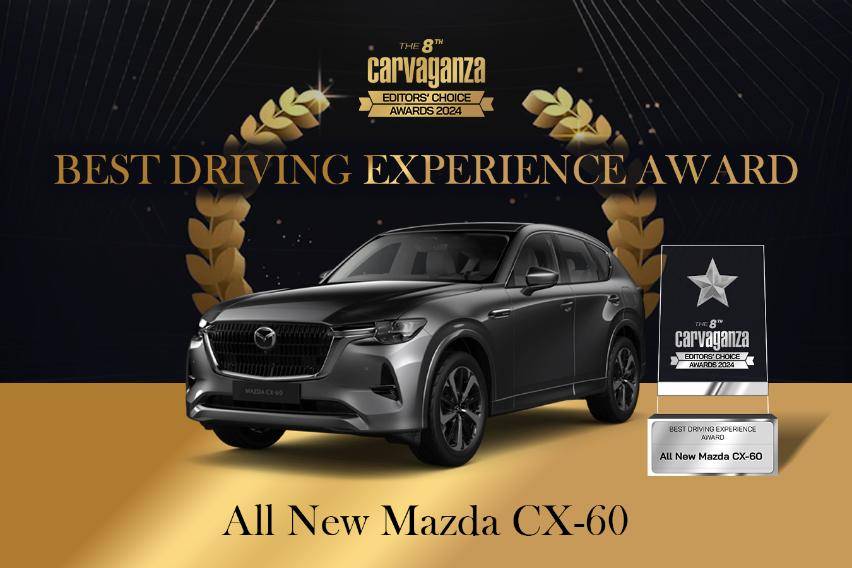 Carvaganza Editors’ Choice 2024, Best Driving Experience Award: Mazda CX-60