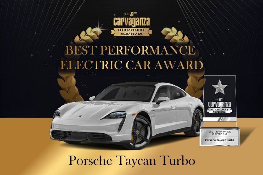 Carvaganza Editors’ Choice 2024, Best Performance Electric Car Award: Porsche Taycan Turbo