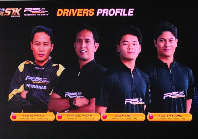 Proton R3 drivers 2024