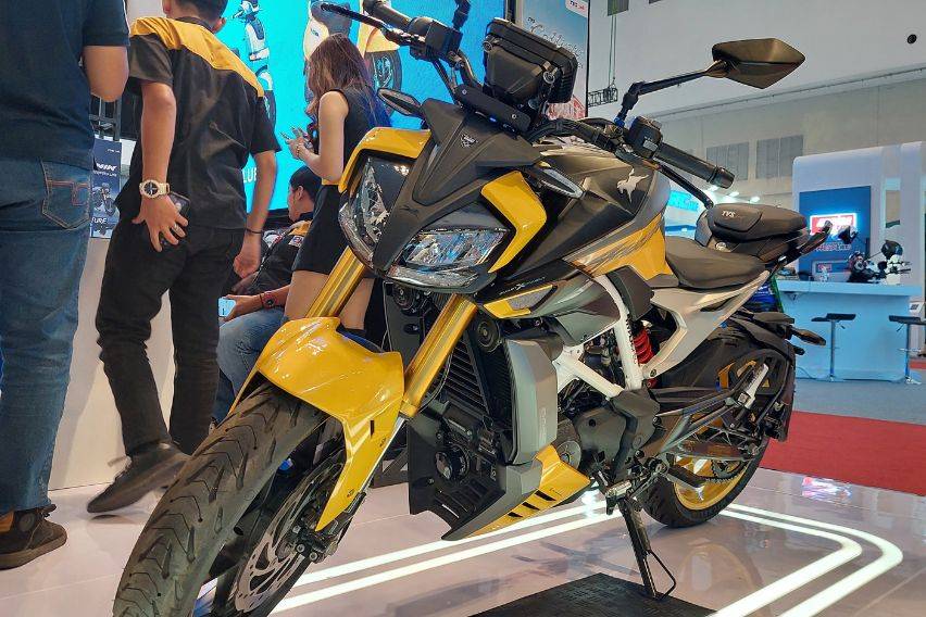 TVS Perlihatkan Naked Bike Apache RTR 310 di IMOS 2024