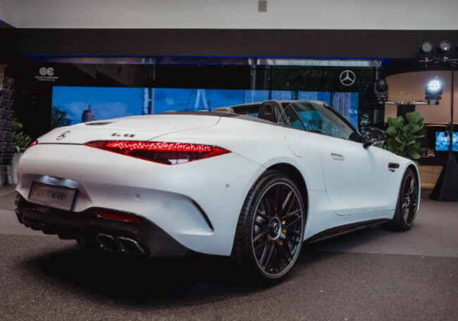 Mercedes-AMG SL 63 4MATIC+ top down Malaysia
