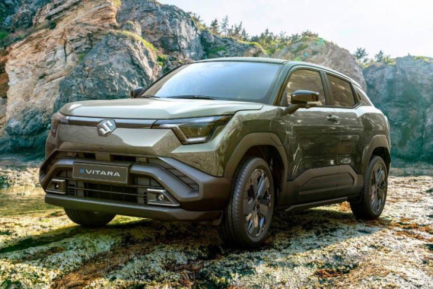 This is Suzuk’s first-ever electric car, the e VITARA