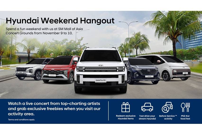 Hyundai Motor PH to stage 2nd ‘weekend hangout’ at SM MOA