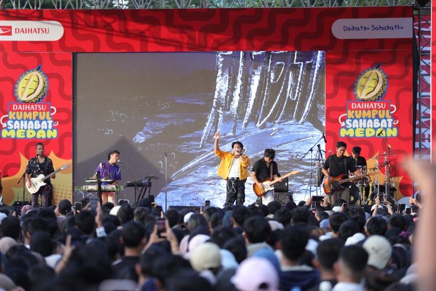 Band Nidji Tutup Perhelatan Daihatsu Kumpul Sahabat Medan 2024