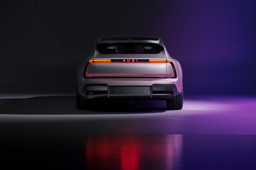 AUDI E concept rear view