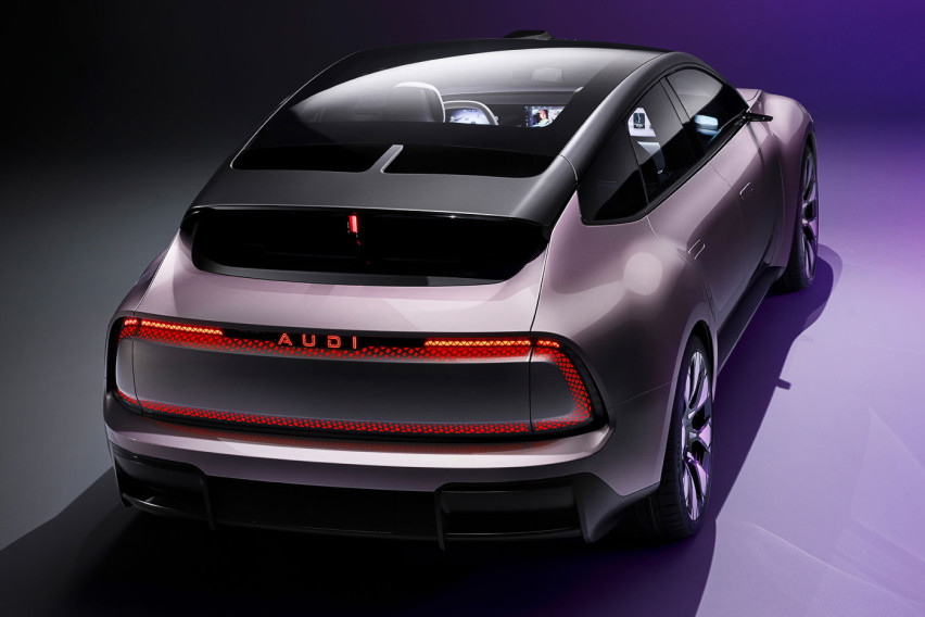 AUDI E concept rear view