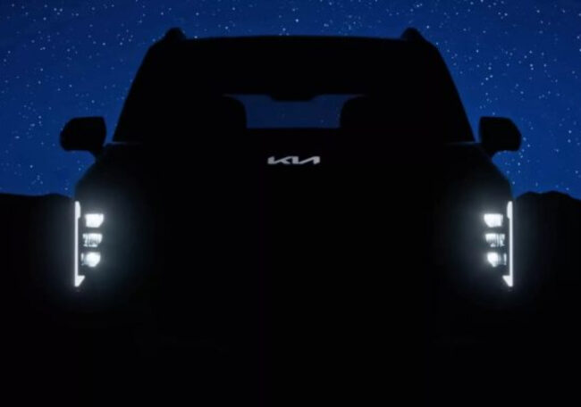 Kia Syros teaser front look