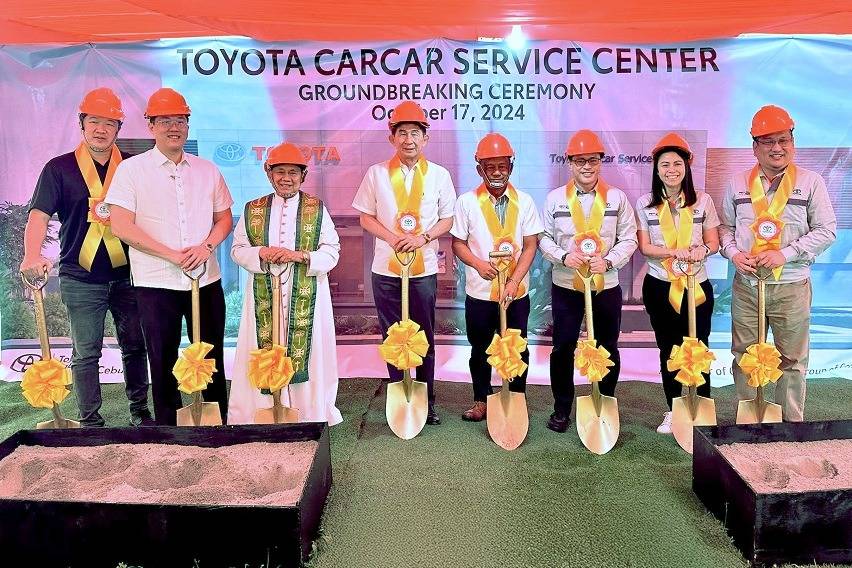 Toyota Motor PH breaks ground Carcar Service Center