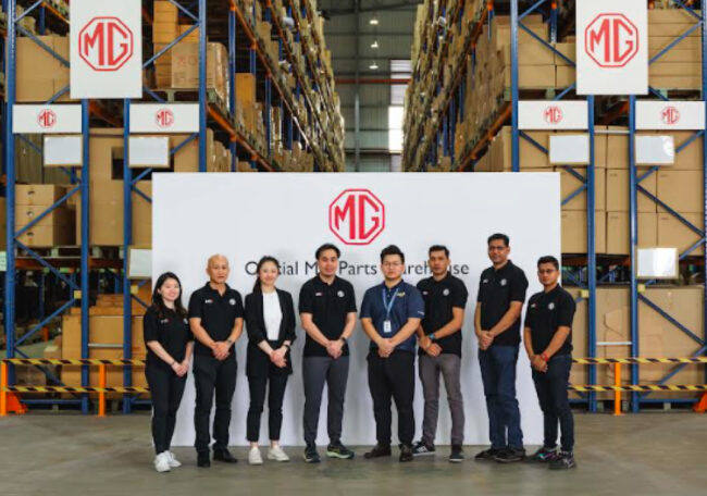 MG spareparts warehouse Malaysia