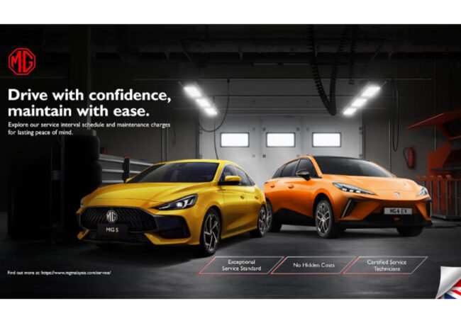 MG aftersales services Malaysia
