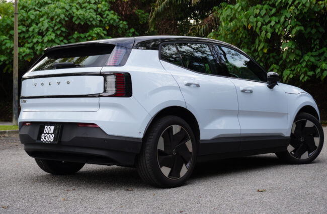 Volvo EX30 review Malaysia rear view