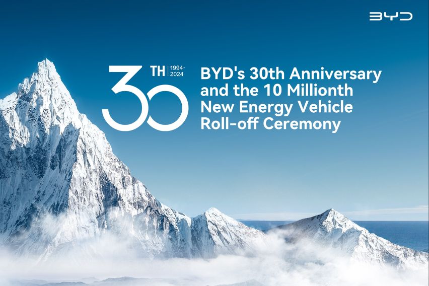BYD celebrates 30th anniversary