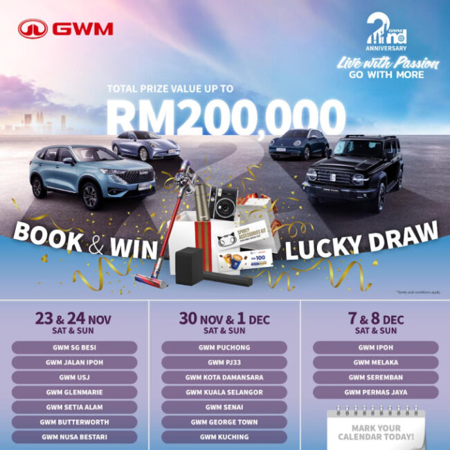 GWM Malaysia 2nd anniversary 
