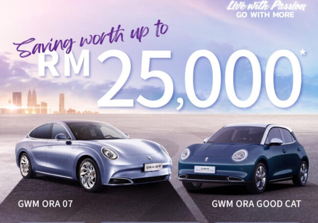 GWM Malaysia Ora Good Cat and Ora 07 discounts
