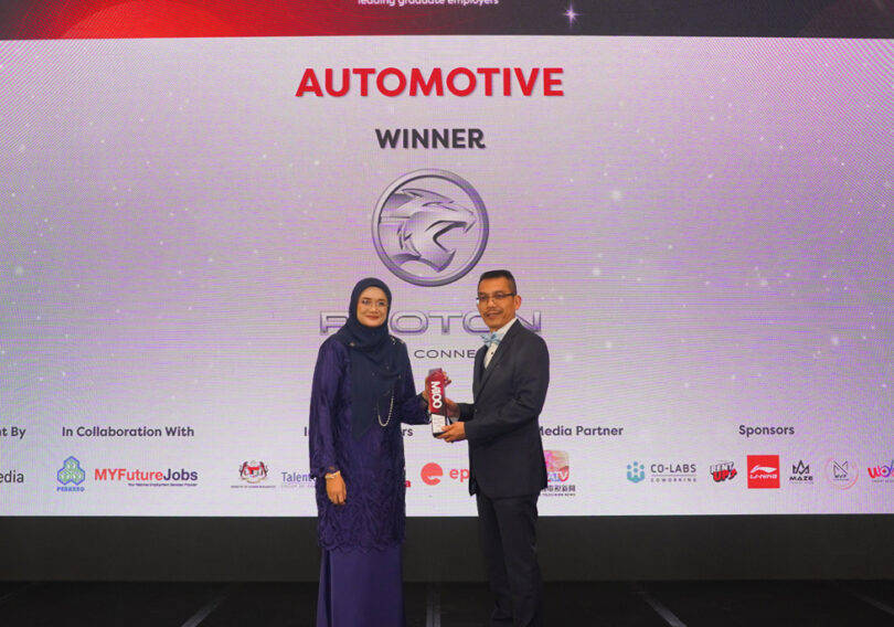 PROTON wins big at M100 Awards, emerging as top graduate employer in automotive sector