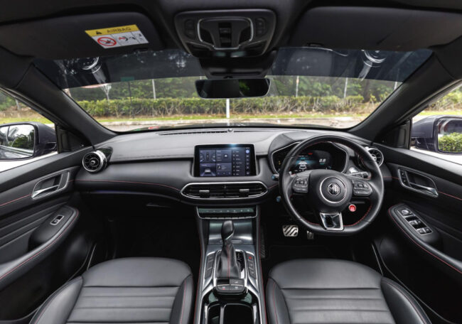 MG HS Malaysia launch interior photo
