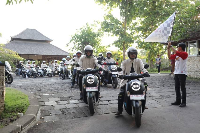 Peminatnya Tinggi, AHM Gelar Media Test Ride New Honda Scoopy di Bali