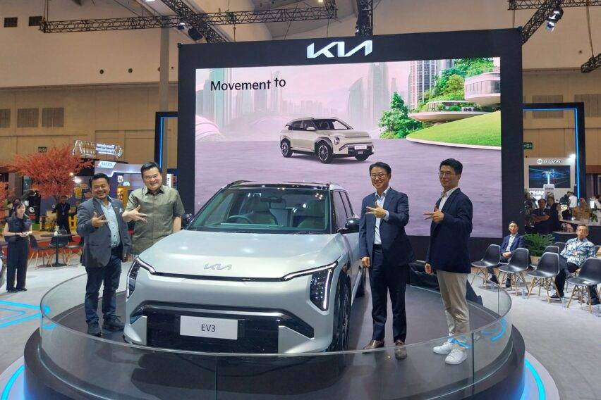 Kia Pamer SUV Listrik Baru EV3 di GJAW 2024