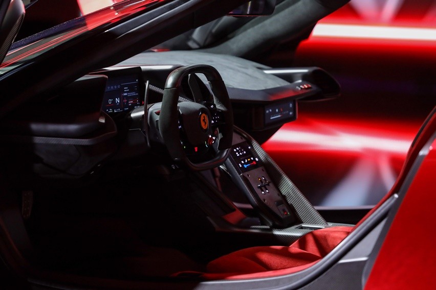 Ferrari F80 interior