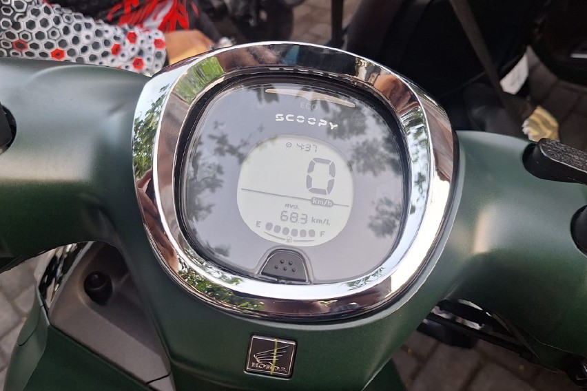 New Honda Scoopy panel instrumen