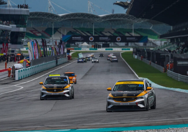 Proton S70 car 81 and car 82 at Sepang Circuit