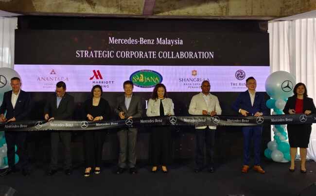 Mercedes-Benz chargers at hotels and golf courses in Malaysia