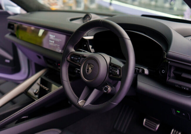 Porsche Macan launch malaysia steering wheel
