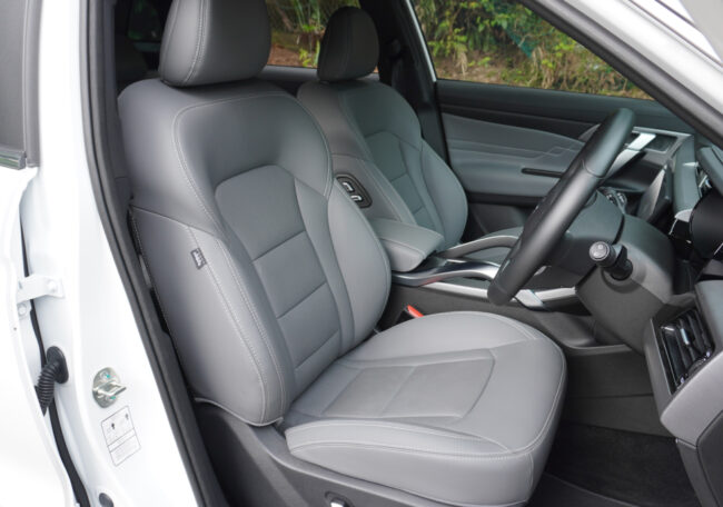 Proton X70 facelift front seats