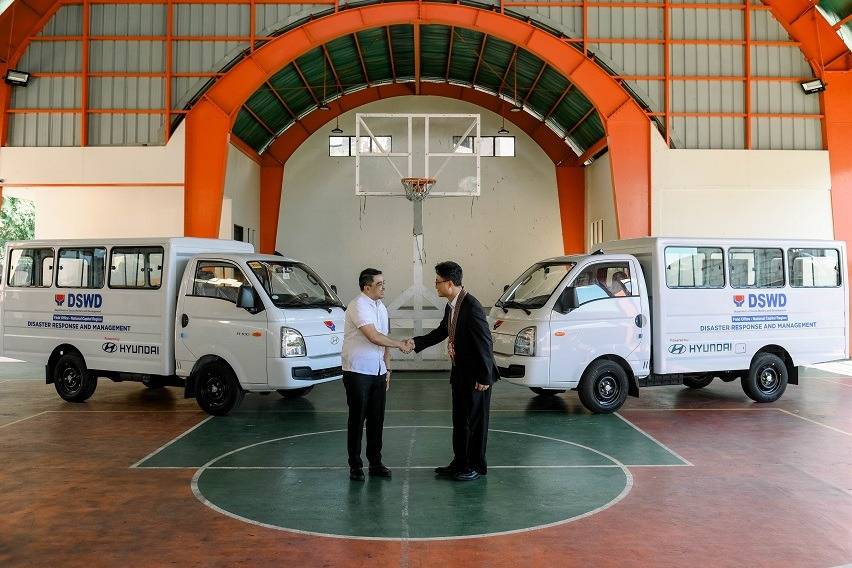 Hyundai Motor PH gives more H-100 to DSWD-NCR