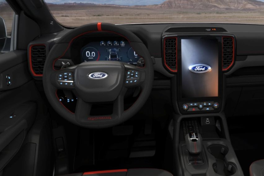 Ford Ranger Raptor interior