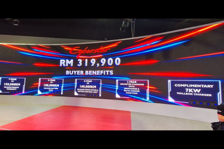 MG Cyberster warranty package