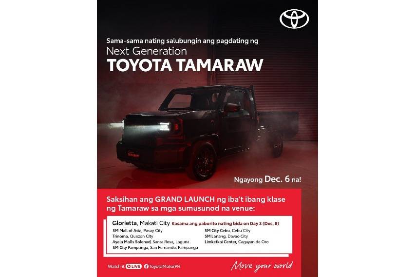 Tamaraw invitation at TMP FB