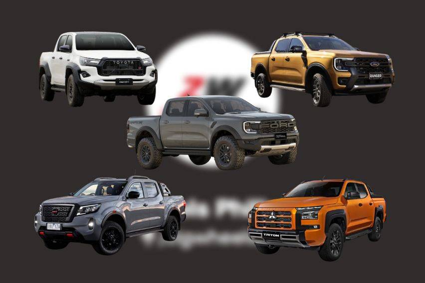 Zigwheels PH Top 5 most searched pickup trucks for 2024