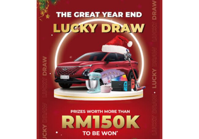 Chery Malaysia year end 2024 lucky draw
